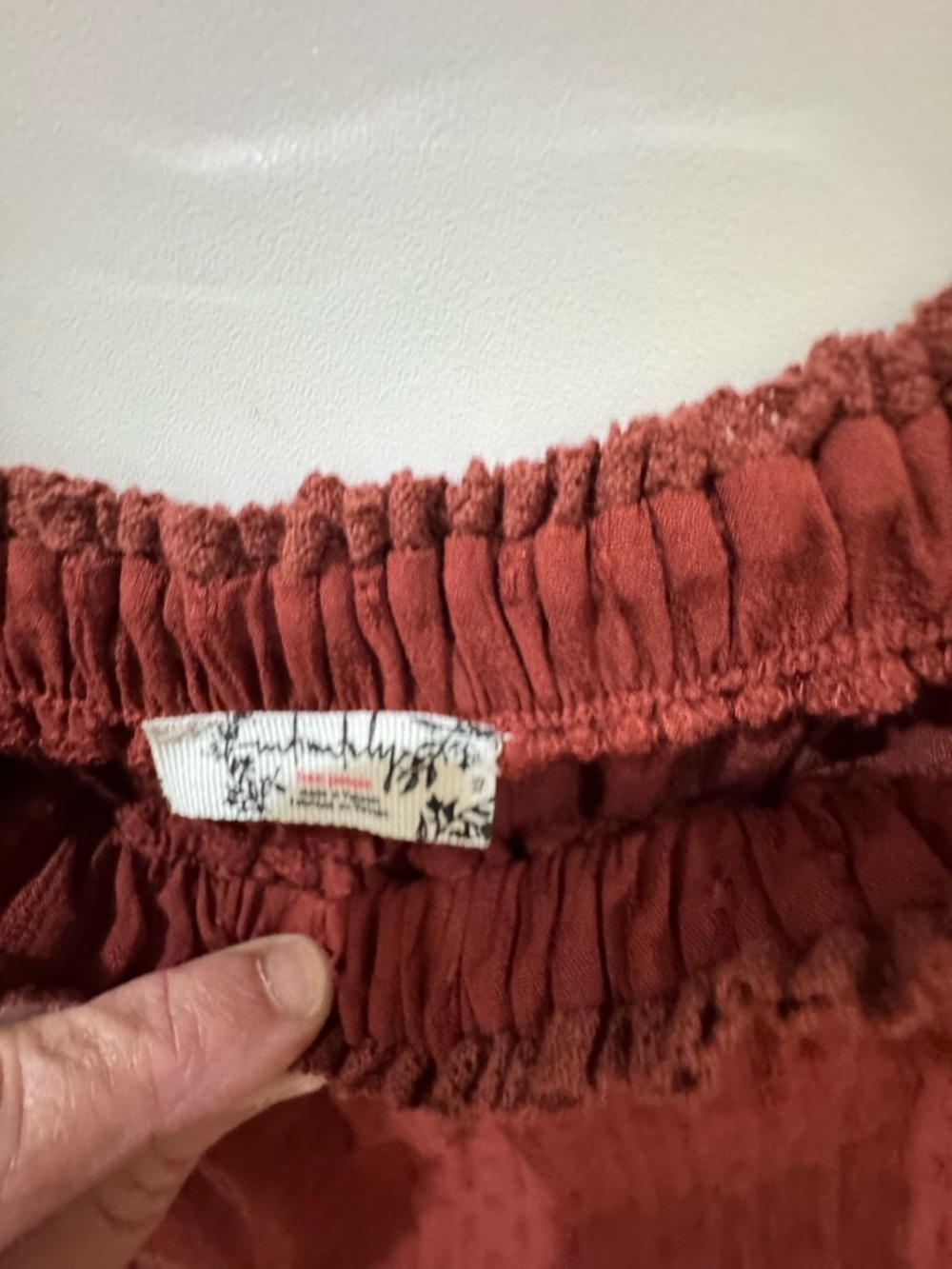 Free People Rust Red Bloomers - Picture 4 of 10